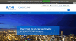 Desktop Screenshot of eatonpowersource.com