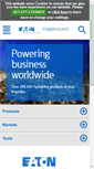 Mobile Screenshot of eatonpowersource.com